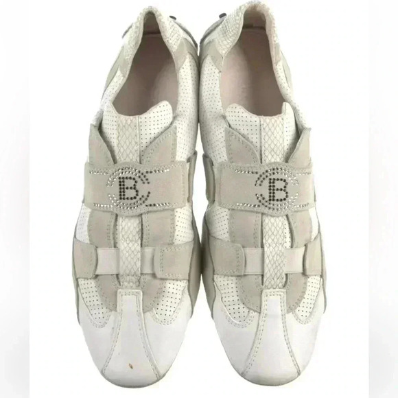 Baldinini Leather Slip-On Sneakers size 9 - Picture 1 of 4